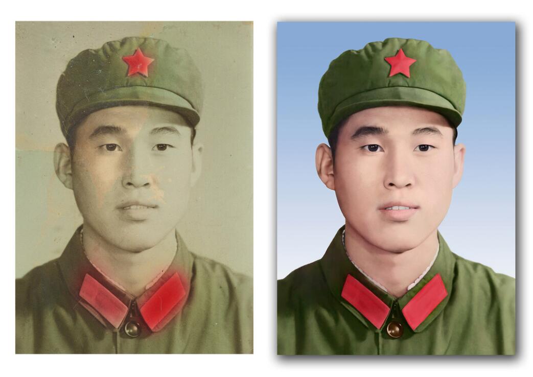 塘厦镇破损照片修复-18